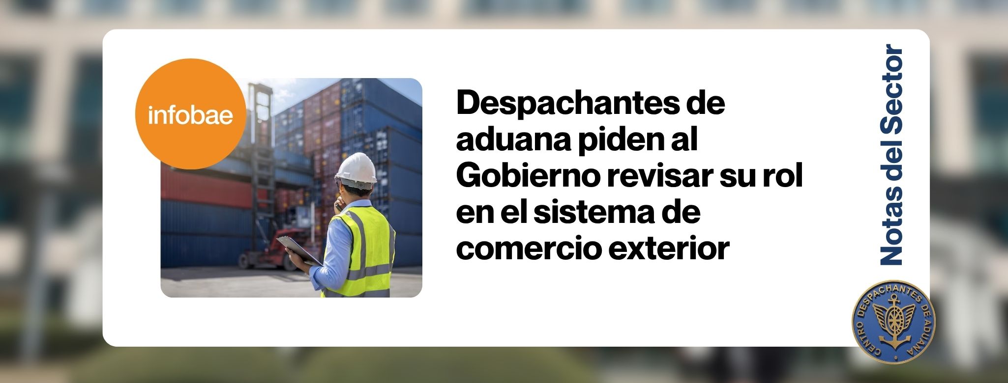 Despachantes de aduana piden al Gobierno revisar su rol en e