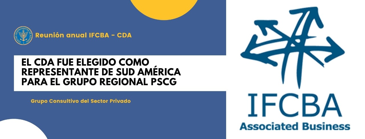 Reunión anual IFCBA - CDA  fue elegido como representante d